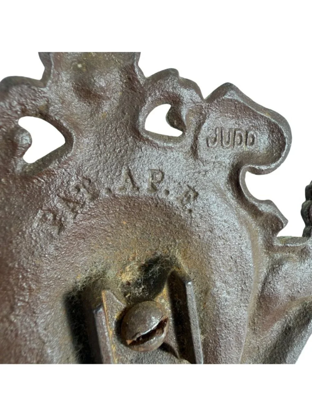 Antique Judd Cast Iron Curtain/Drapery Rod Hardware Original Paint *READ*